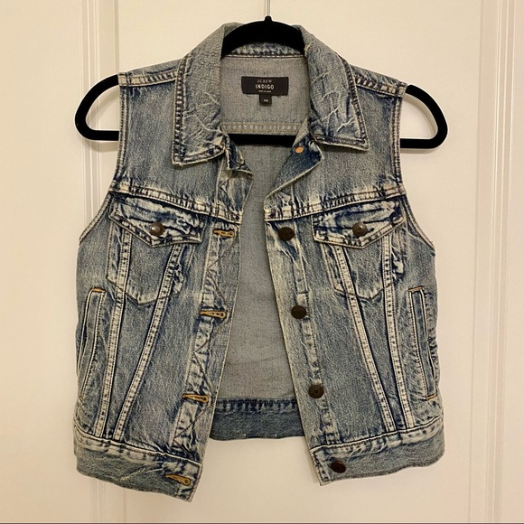 J.Crew Denim Vest - Picture 2 of 6